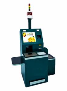 Supermarket Self Service Check Out Kiosk Modular Design With Bills Payment