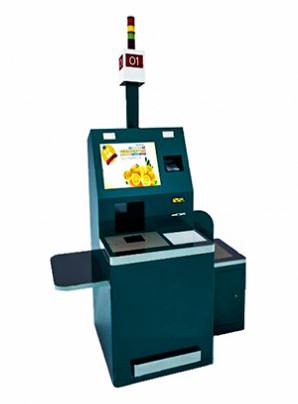 Quality Supermarket Self Service Check Out Kiosk Modular Design With Bills Payment for sale