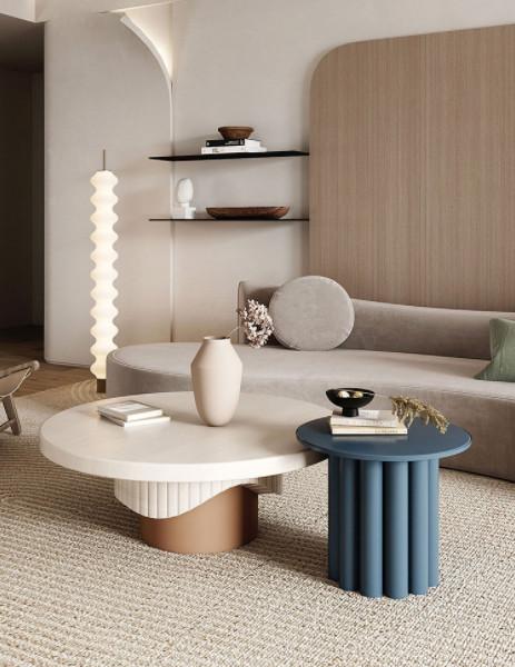 Quality ISO18001 35cm Hotel Coffee Tables Nordic Solid Paint Small And Large Tea Table Combination for sale