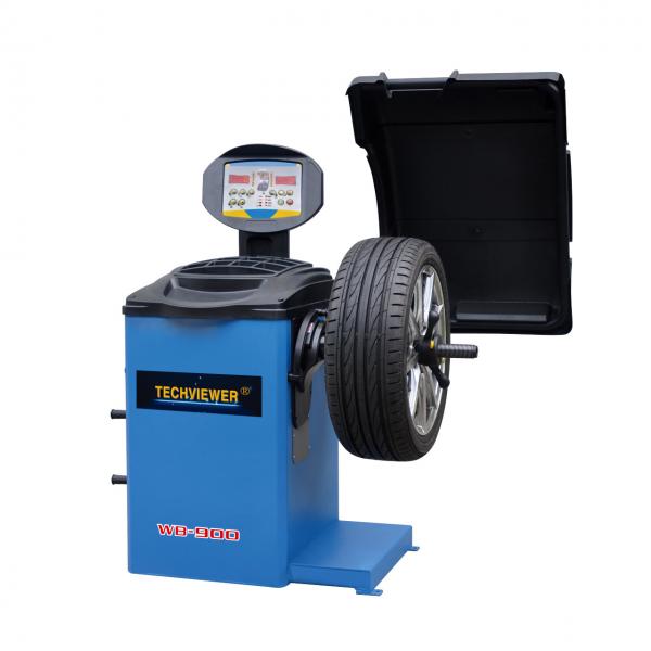 Quality ISO 140RPM Motorcycle Tyre Balancing Machine High Accuracy for sale