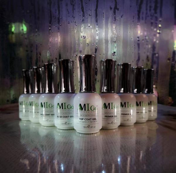 Quality AMIGO Soak Off Gel Nail Polish 18ml Customized Label Color UV LED Lamp Gel Polish for sale