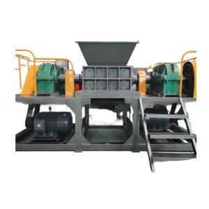 China Industrial Double Shaft Metal Waste Plastic Shredder Machine with High Safety Level wholesale