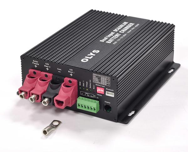 Quality DC Solar Battery Dual Input Solar Charge Controller Bluetooth Free APP B2B Operation for sale