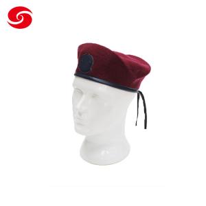 China                                  100% Wool Customized Army Cap Military Beret Cap              wholesale