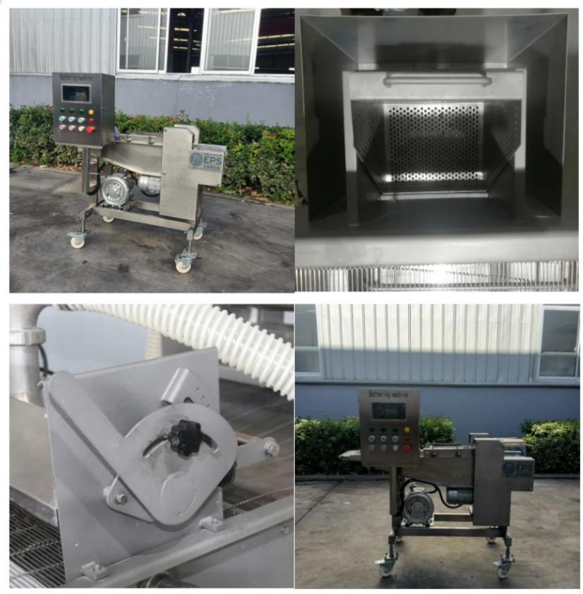 EPS Original Designing Automatically Battering Machine Tempura Batter Applicator Coating Machine