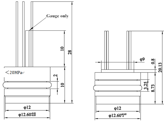 OEM air sensor pressure with small size