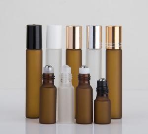 Aluminum Cap Glass Roll On Bottles For Essential Oils 5ml 10ml