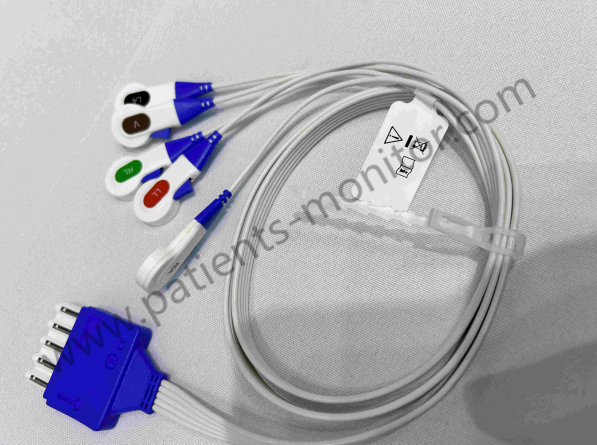 Hospital Patient Monitor Accessories GE PHiliph Edan Goldway Disposable ECG Lead Wire