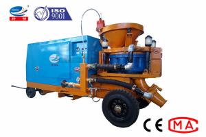 China Diesel Driven Wet Mix Shotcrete Machine Mobile Wet Concrete Sprayer wholesale