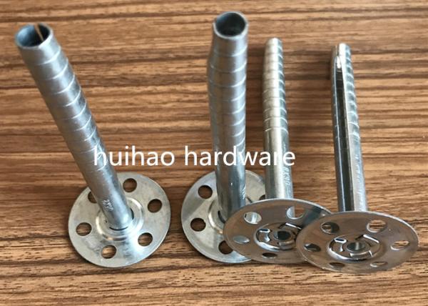 Quality Metal Expansion Insulation anchor Pins With 35mm Perforated Head For Fixing Celotex for sale