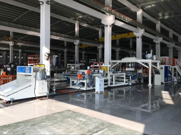 Quality PE PP PS ABS Plastic Sheet Extrusion Machine For File Folder / Lamp Shade for sale