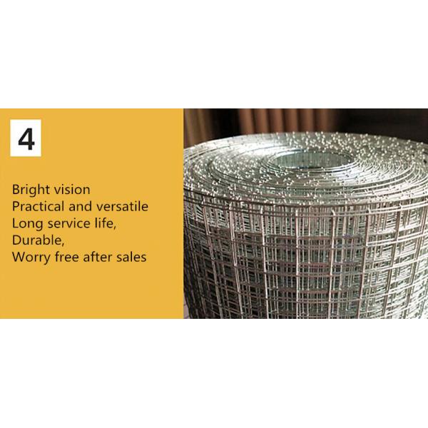 Stainless Steel Welded Wire Mesh Fence Panels 3.8mm 12 Gauge Wire Mesh Fencing