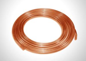 China 3/4 Inch Copper Refrigeration Tubing Coil Soft Annealed Pancake Coil Copper Pipe wholesale