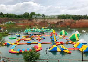 China Free Customized Lake Water Games Inflatable Floating Water Playground on sale