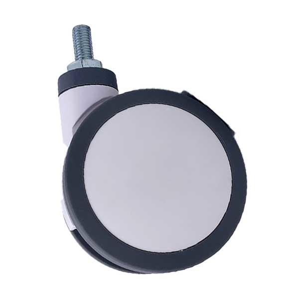 Quality 3 Inch Swivel Safe Soft PU Tread Medical Hospital Bed Caster Wheels for sale