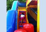 Colorful 7 In 1 Frozen Inflatable Bouncy castle With Slide N Obstacles for kids