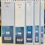 Customized Logo White File Folder Durable Hinge ONE Touch Easy Open 2 Ring