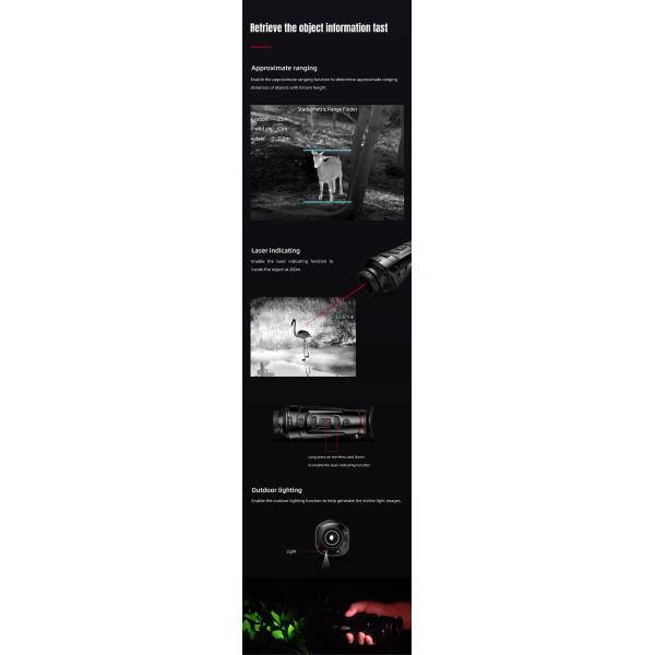 Guide TK Gen2 Kitalpha Series Handheld Thermal Imaging Monocular Hunting Scope Thermal Imaging Monocular Night Vision