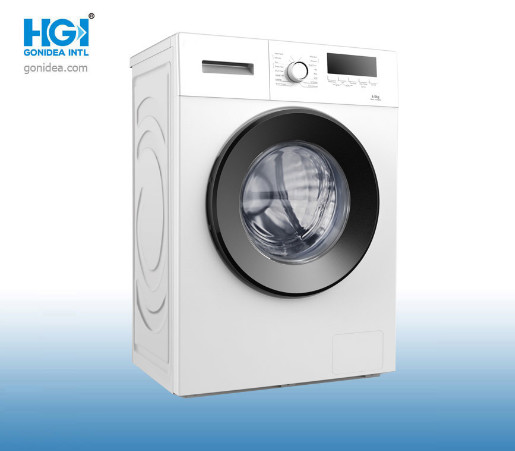 6kg Black Door Front Loading Laundry Washing Machine With Led Display