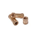 Injection Molded Copper Insert Nut for Food Beverage GB809 M3 M4 M5 M6 M8 M10