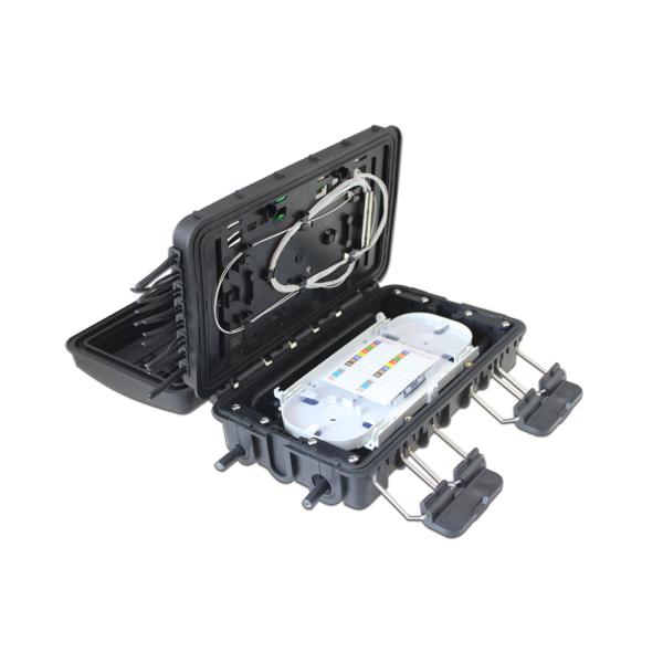 External Three-Tier Joint Closure Fiber Optic Splice Enclosure 24 Core