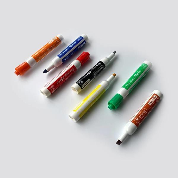 ODM Classroom Whiteboard Marker Pens Dry Erase Chisel Tip 12 Colors