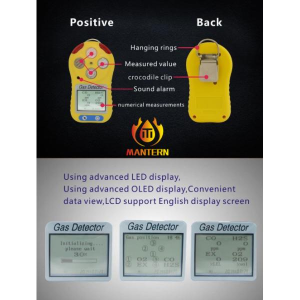 4 In 1 Combined Gas Detector