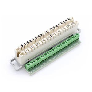 China 20 Pins Screw Terminal Block Krone Lsa Disconnection Module Content 1 pcs on sale
