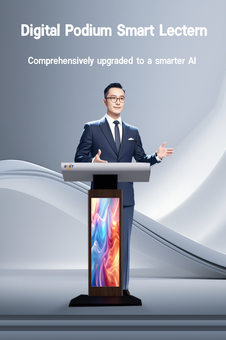 Digital Smart Electronic Multimedia Interactive Lectern and Pulpit