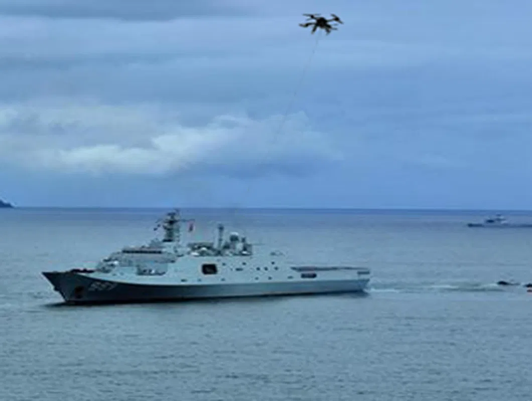 Tether Power Station for Mtow 55kg 220m Cable Auto Reel