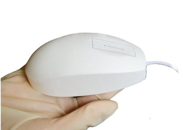 Quality Anti Bacterial Black / White Wireless Mouse , Medical Ergonomic Computer Mouse for sale