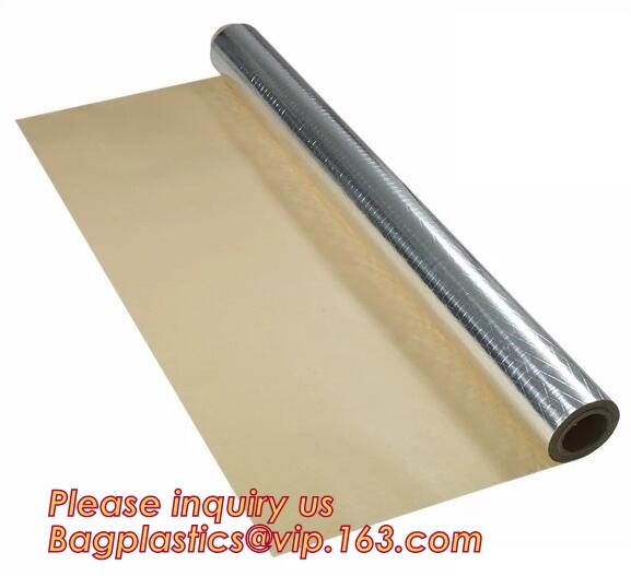 Foil crim kraft insulation,Alu foil FSK insulation, FOIL scrim kraft facing, reflective aluminium foil insulation,bonded