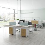 Four-Person Working Position with Movable Auxiliary customization Cabinet