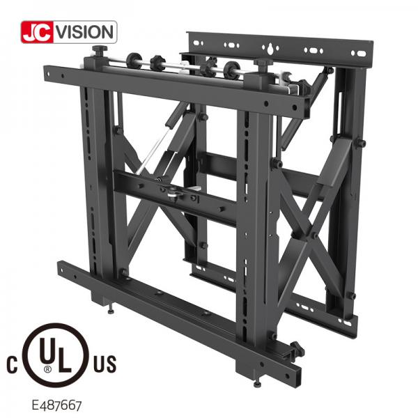 Quality Full Service Push Out TV Wall Mount Bracket Cold Rolled Steel Powder Black for sale