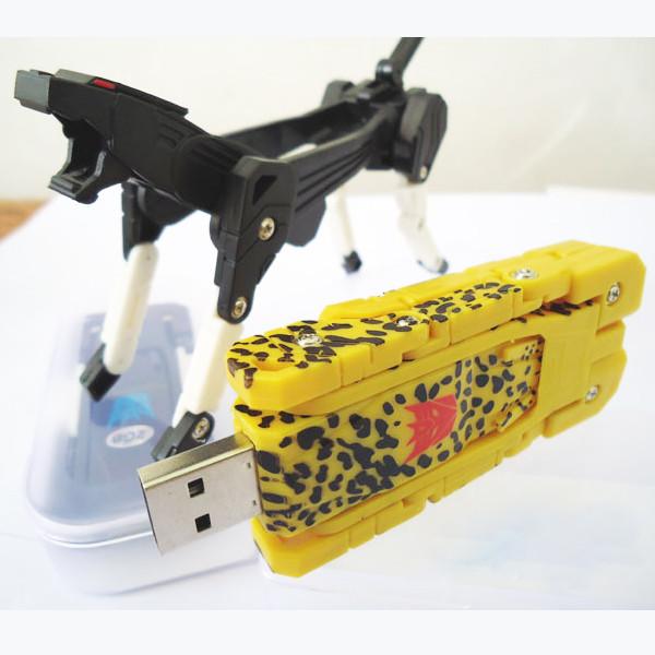 Quality 8GB Transformer USB Flash Drives, Robot Dog USB Memory Logo Print for sale