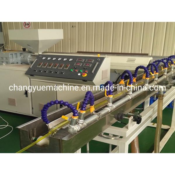 Plastic Processed PVC Braided Hose Extrusion Machine for Exhaust / Garden Hose Making