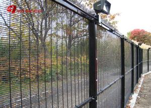 Powder Coated Wire Mesh Fence Panels Security Welded 358 Prison Mesh Fencing