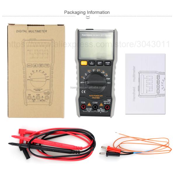 6000 Counts DC/AC Capacitance Resistance NCV T-RMS Live Wire/Naught wire Measurement Digital Multimeter