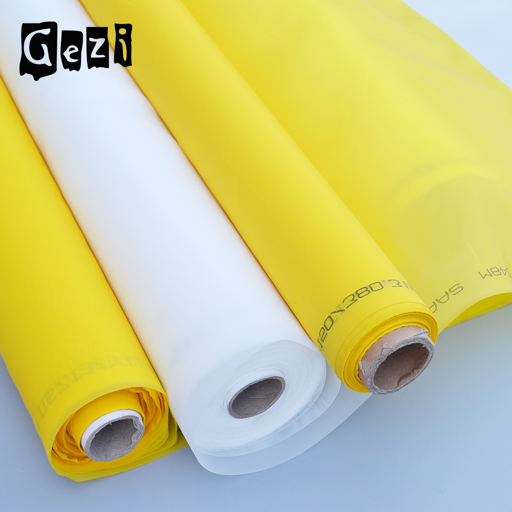 Soft Silk Screen Printing Mesh , Phone Factory Polyester Monofilament Mesh