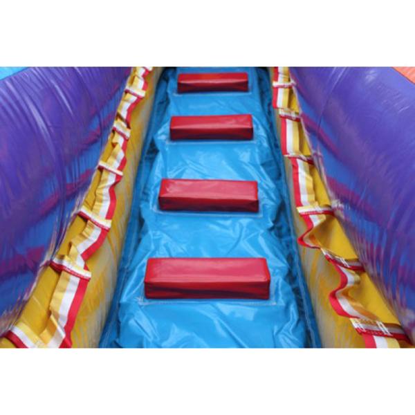 Carnival Double Lanes Inflatable Water Slide Digital Printing Multi Color