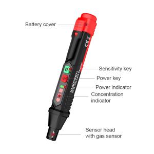 China HT59 HT60 HT61 Gas Leak Detector Sound &amp; Screen Alarm Mini Combustible Gas Detector For Natural Methane wholesale