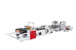 China 80pcs/Min Drawstring Garbage Bag Making Machine LDPE High Speed wholesale