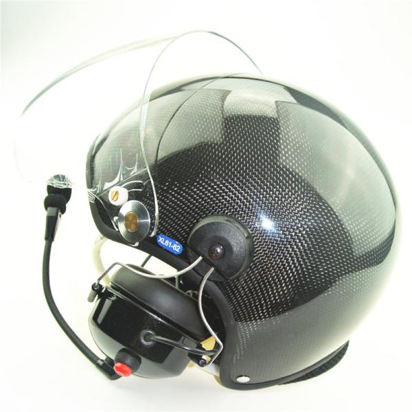 Quality CE EN966 Carbon fiber Paramotor helmet with high noise cancel headset GD-C PPG helmet for sale