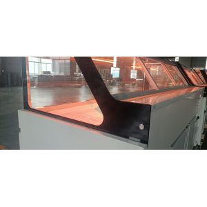 Stainless Steel Deli Display Freezer 220V Direct Cooling