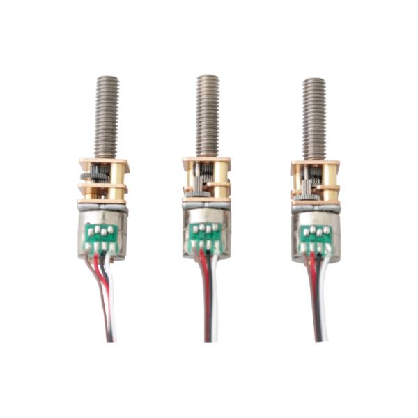 High Precision 3V Micro Gear Stepper Motor 2 Phase 4 Wire With Gear Box