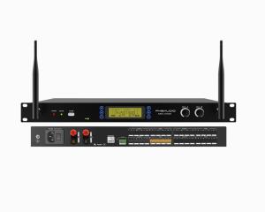 China DSP Digital Signal Processor 4X4 Integrated Wireless Microphone / Power Amplifier wholesale