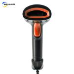 Red LED Light Source 1D Barcode Scanner with Hands Free Scanning and Adjustable