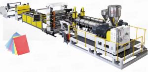 PP PS Thermoforming Plastic Sheet Extrusion Machine Twin screw 350-1500kg/h
