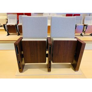 Polyester Theater Auditorium Seats With Hidden Writing Tablet