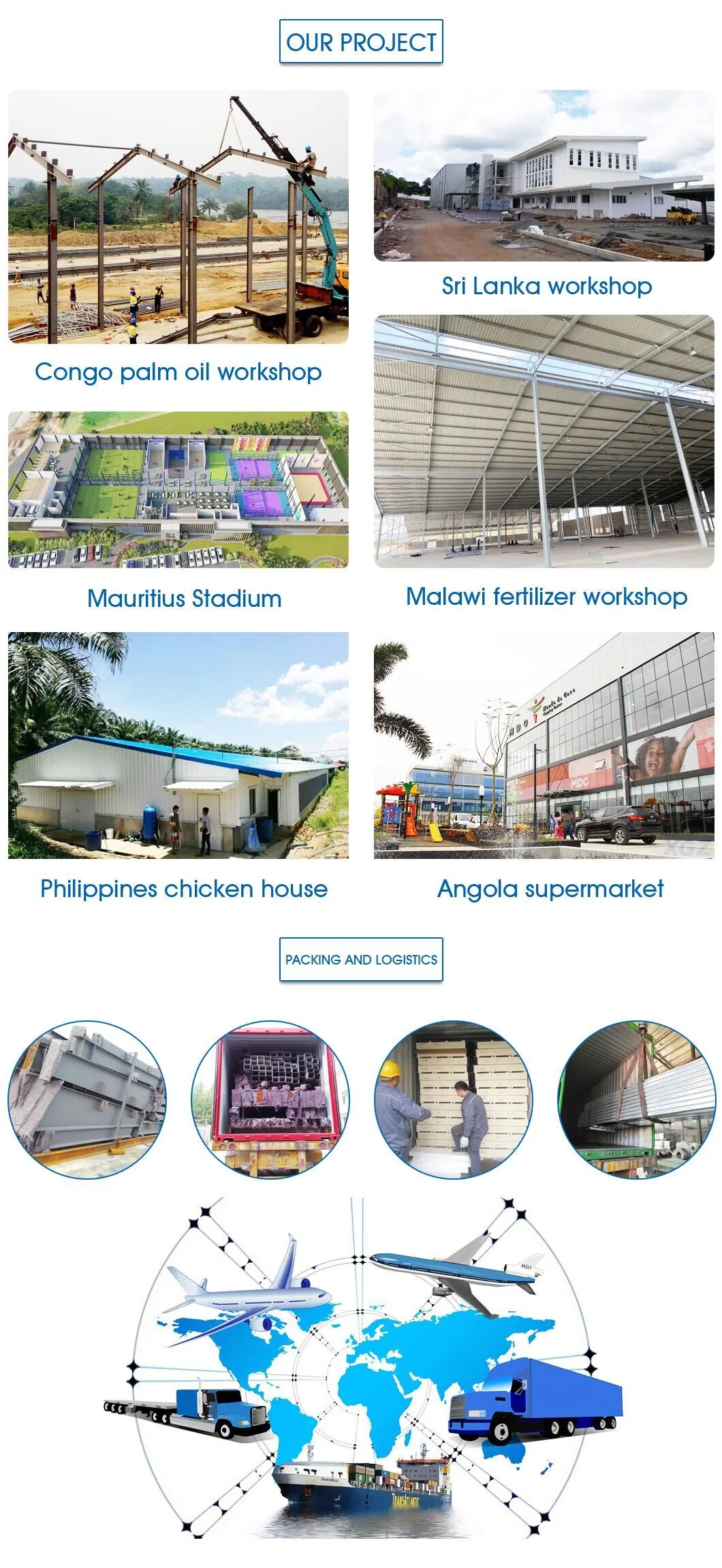 Prefab Light Steel Structure Metal Workshop Building